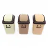 AOY LJT-806 wholesale 7L dustbin plastic sale price+push square plastic dustbin