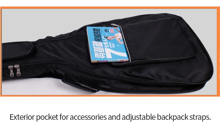 Electric Guitar soft case 12mm Thick Padding Waterproof Dual Adjustable Shoulder Strap Guitar Case Gig Bag