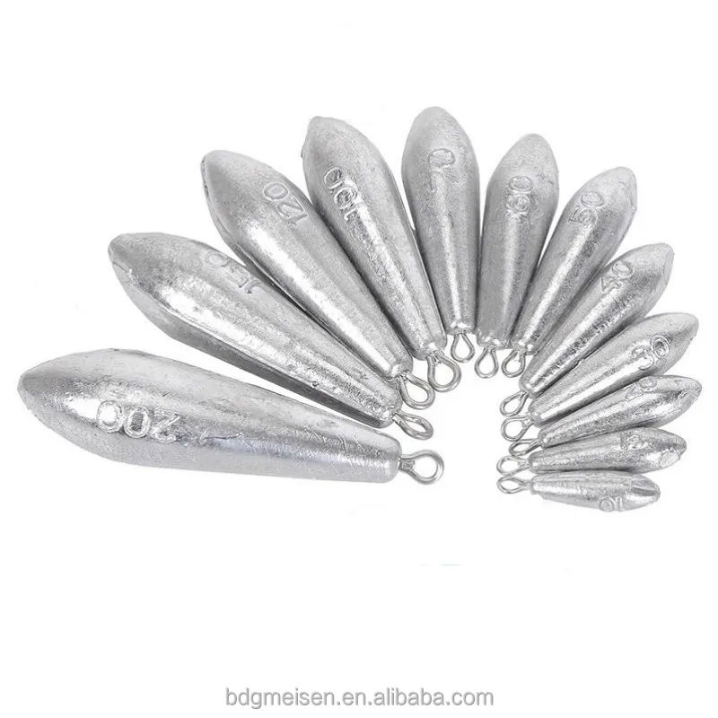 Wholesale Lead Fishing Weights Lead Sinkers Tear Drop Weights With Swivel Buy Fishing Lead