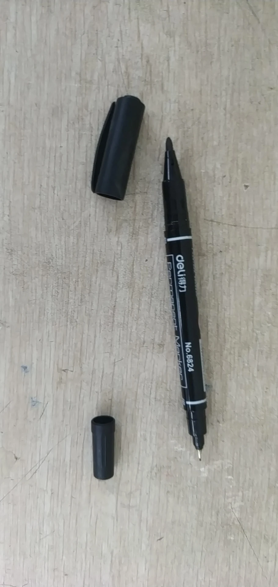 Double Headed Marking Pen Small Tick Size Head Fine Nib Oil Ink 