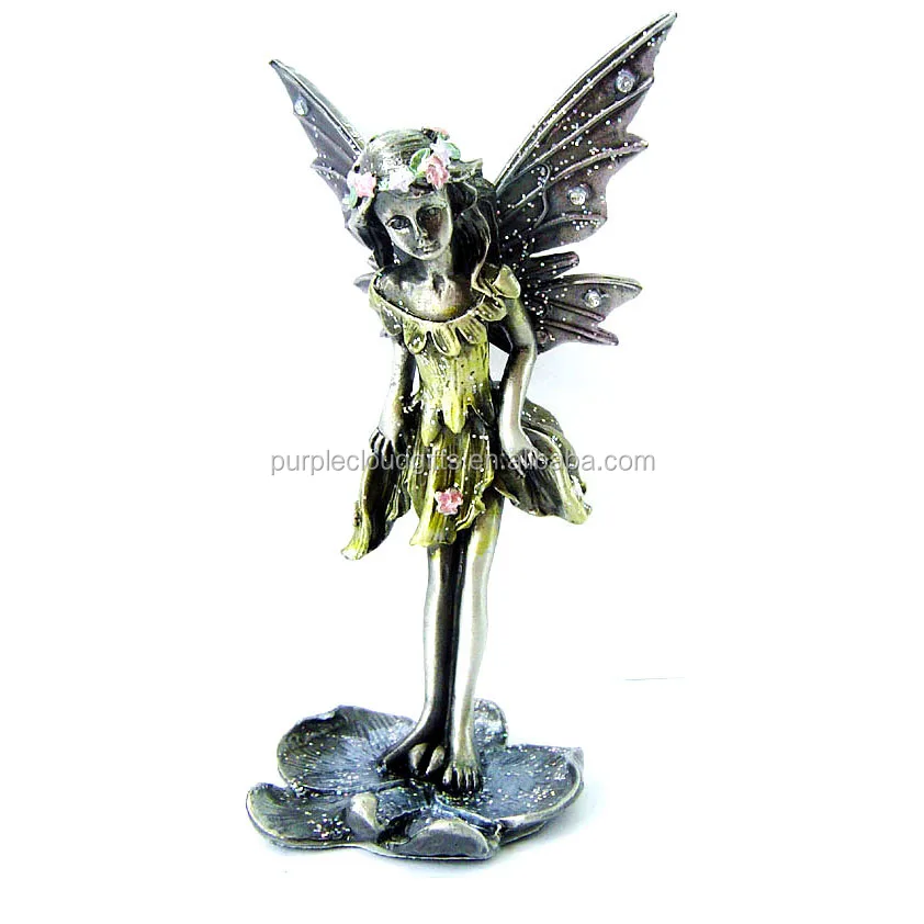 fairy figurines with metal wings