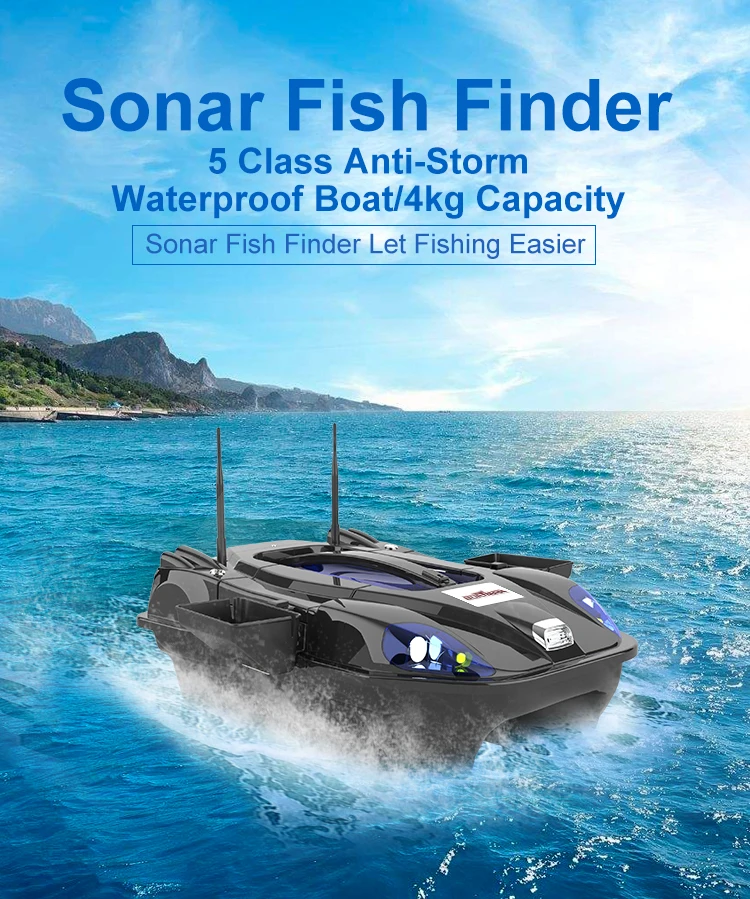 500m Speed Sailing Rc Carp Fishing Bait Boat Gps Fishfinder Baitboat