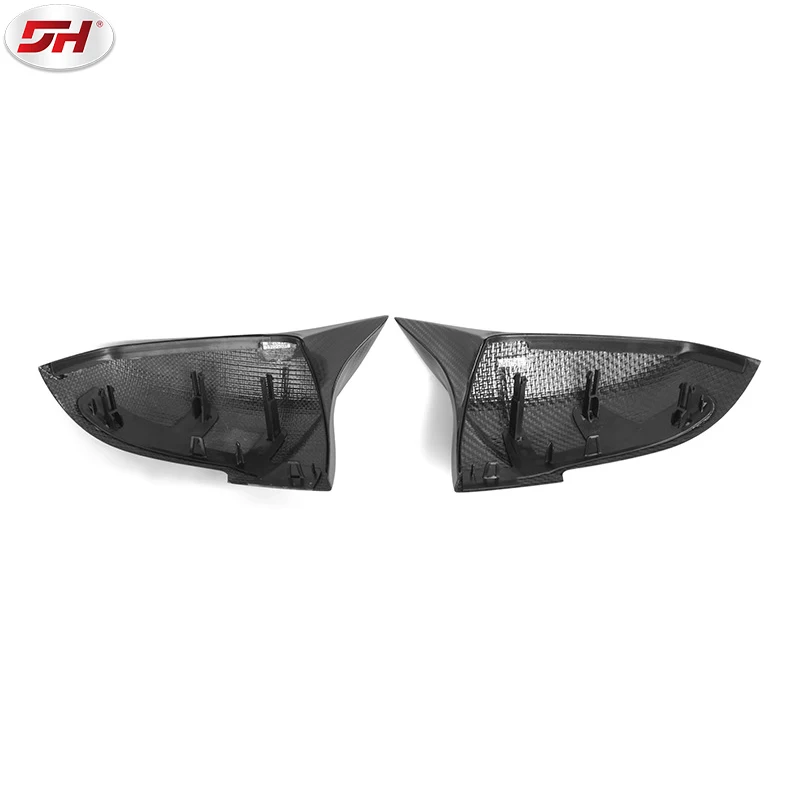 replaceable dry carbon fibre rear view mirrors with bullhorn models for BMW 1234 series X1/F30