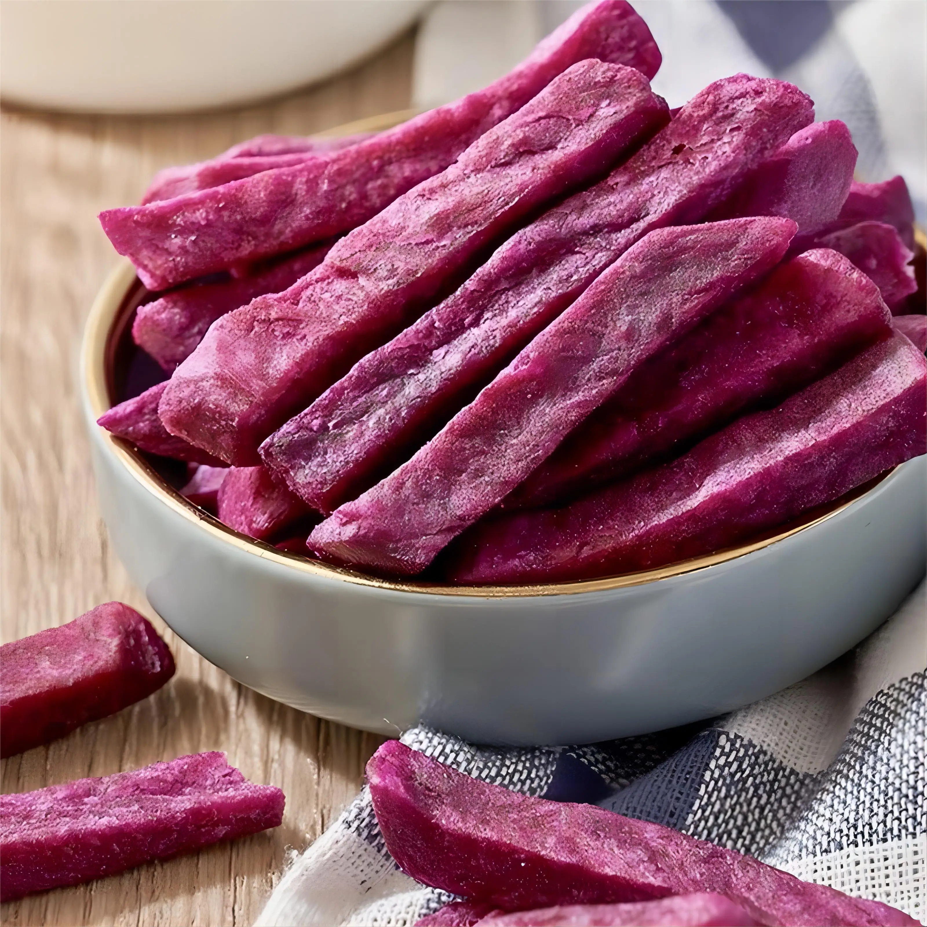 Low Oil Purple Sweet Potato Chips No Preservatives, Just Pure Crunch supplier