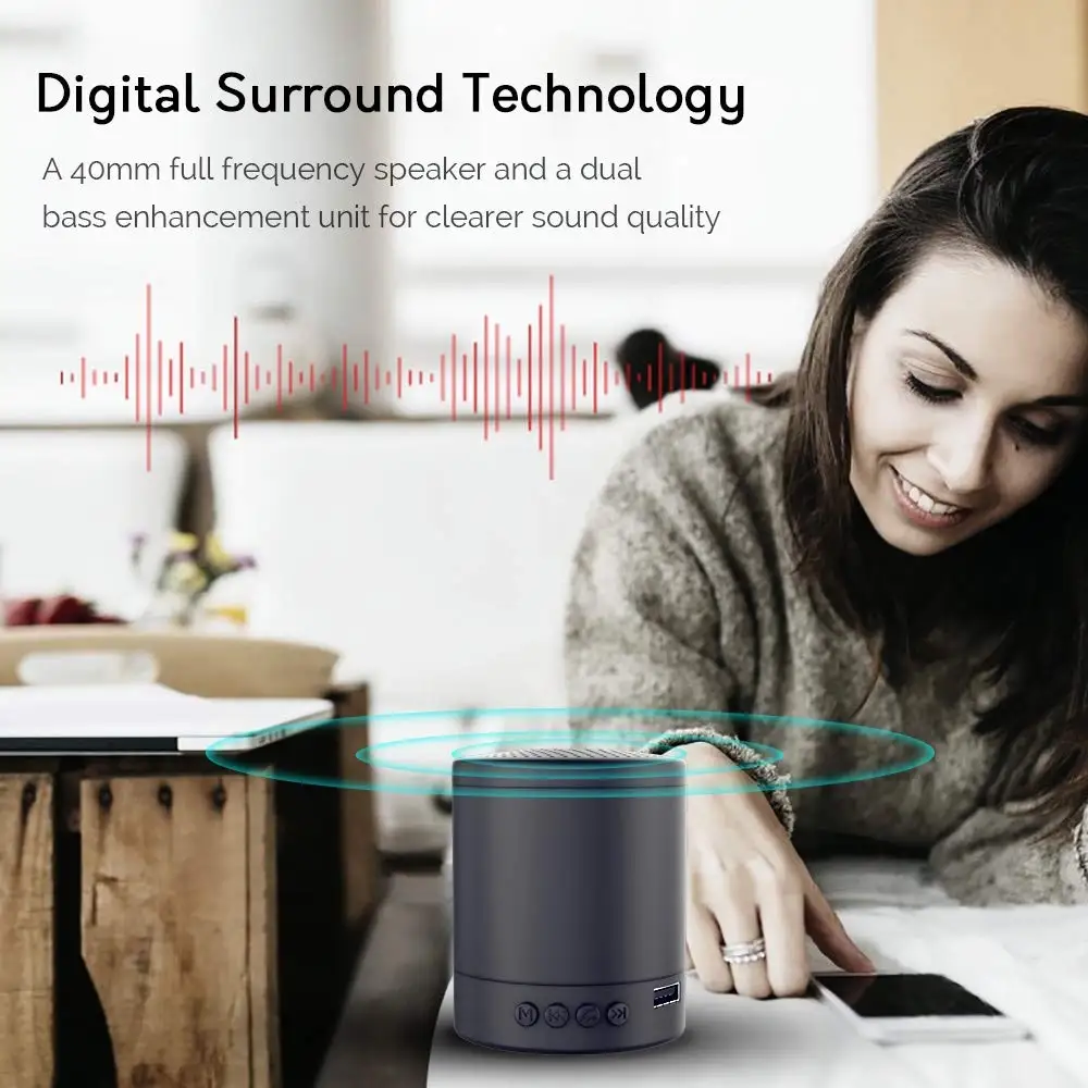 2020 Amazon Top Seller HD Sound Good quality a10 Aluminum Portable mini Bluetooths Speaker Wireless Speaker in Cheap Price - ANKUX.COM