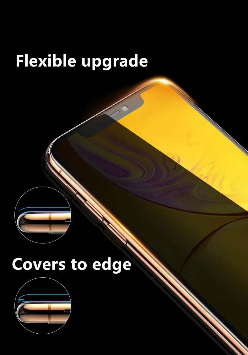 Anti-fingerprint privacy tempered glass for iphone 11 pro max screen protector