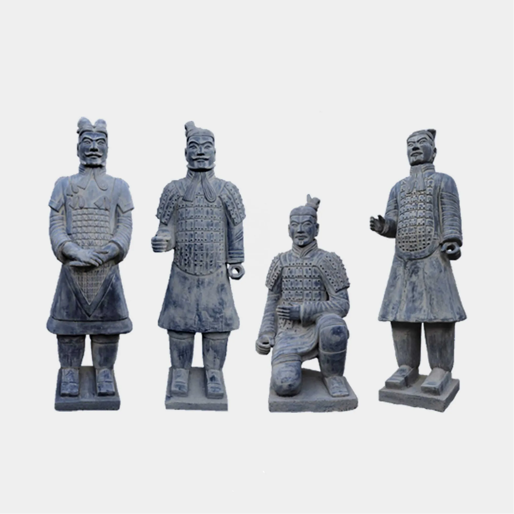 Terracotta soldier garden statue