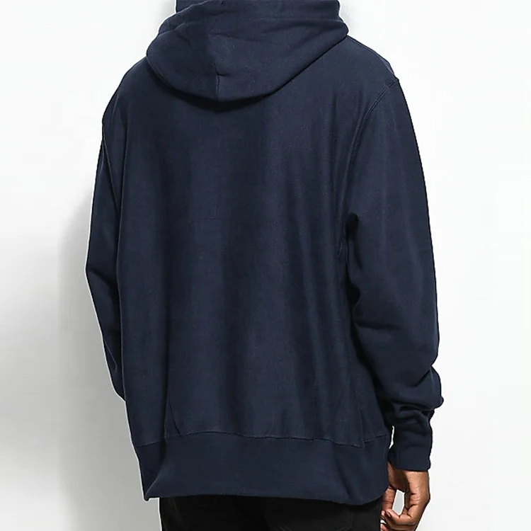 reverse weave blank hoodie
