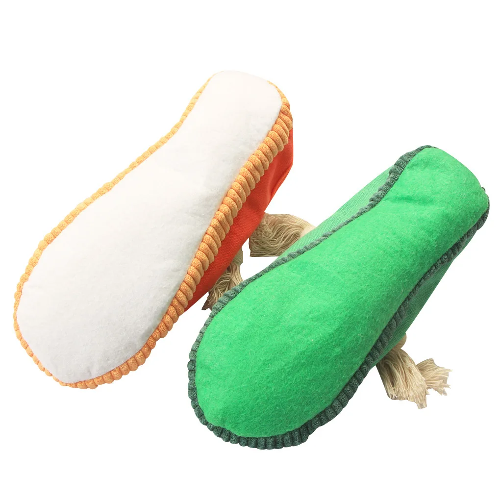 Custom Pet Molar Toy Shoe Biting Interactive Puppy Dog Cotton Chew