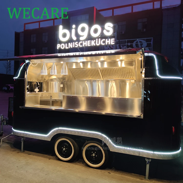 Wecare Custom Beach Mobile Bar Coffee Truck Mobile Restaurant Cater