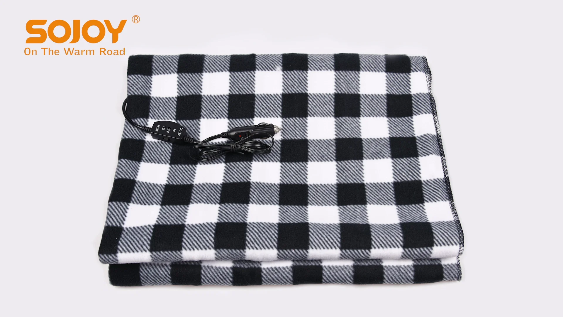 Sojoy Safe Soft Warm Travel Blanket For Camping 12v Electric Heated Car Blanket Buy Safe And