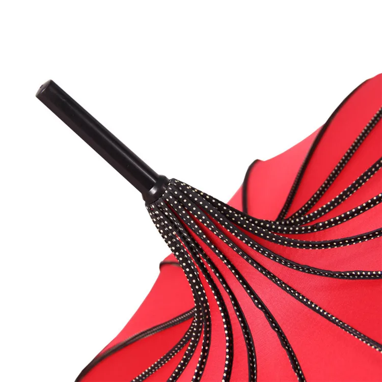 22in*16k Light Purple Parasol Umbrella Pagoda Shaped Umbrella Wholesale