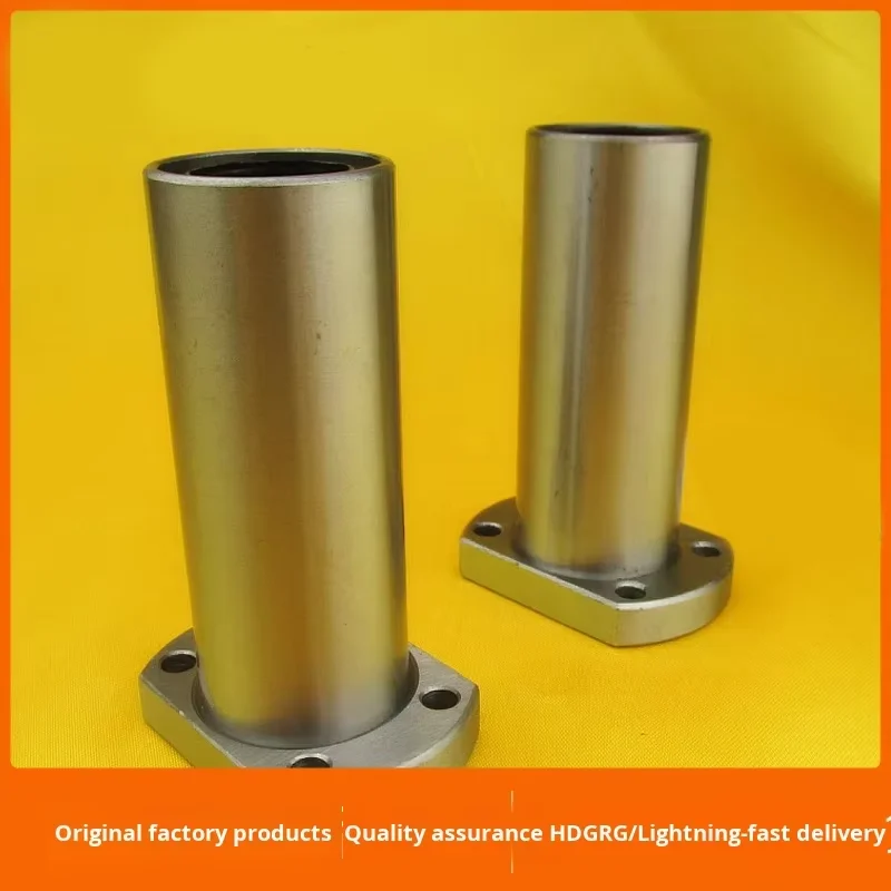product double cut edge extended oval flange linear bearing optical axis sliding block chrome steel 1 year warranty lmh10luulmh16luu-12
