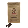 Brown Kraft Paper Stand Up Zip Lock Aluminum Foil Lining Doypack Food Package Bag For Coffee
