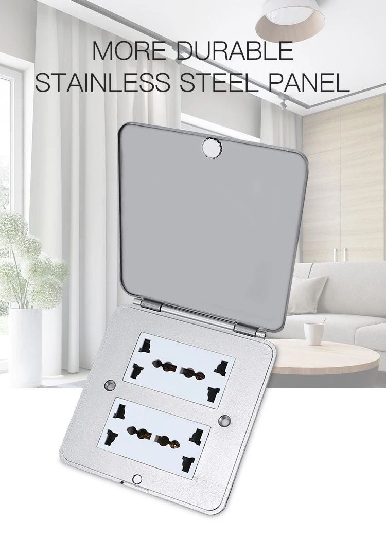 Wholesale standard multifunctional module 16A open floor socket