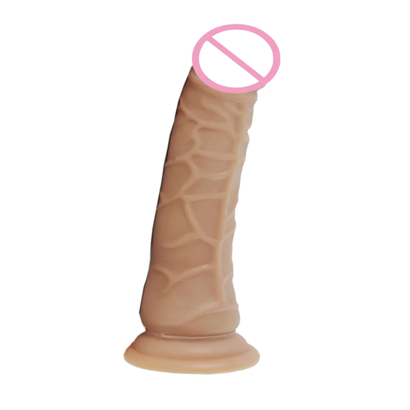 Soft Realistic Flirting Clitoris Male Dick Penis Vibrator Vibrating Toys Sex Toy Adult Dildo