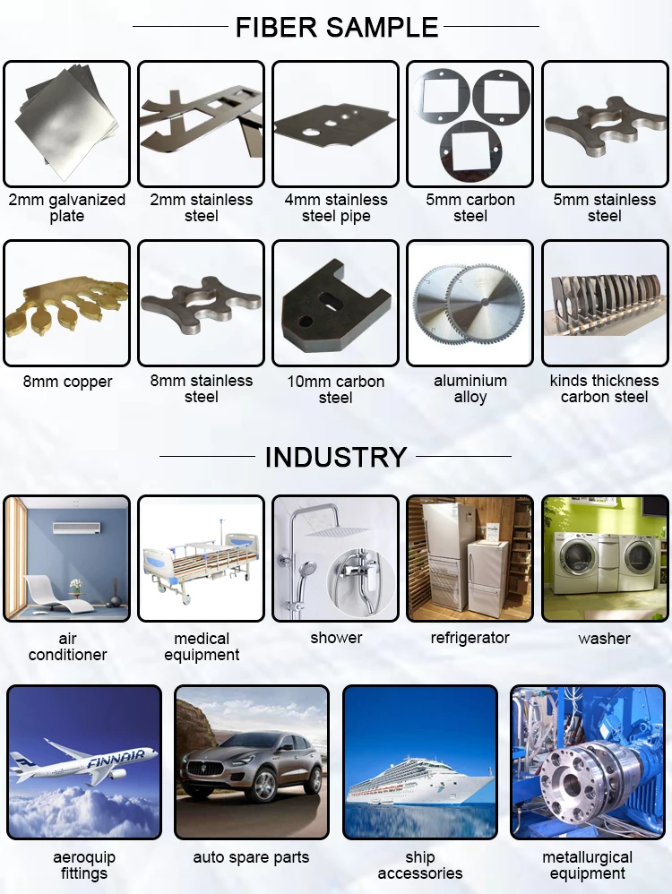 500w 750w 1000w Mixed Co2 fiber cnc laser cutter cutting machine for metal and nonmetal