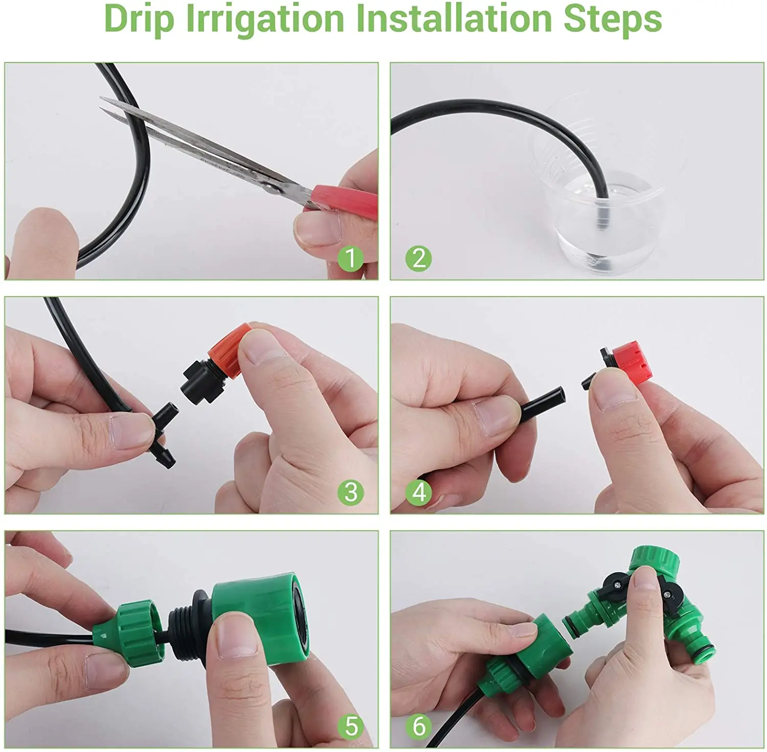 30M DIY Automatic Irrigation System Drip Irrigation Irrigation Kit
