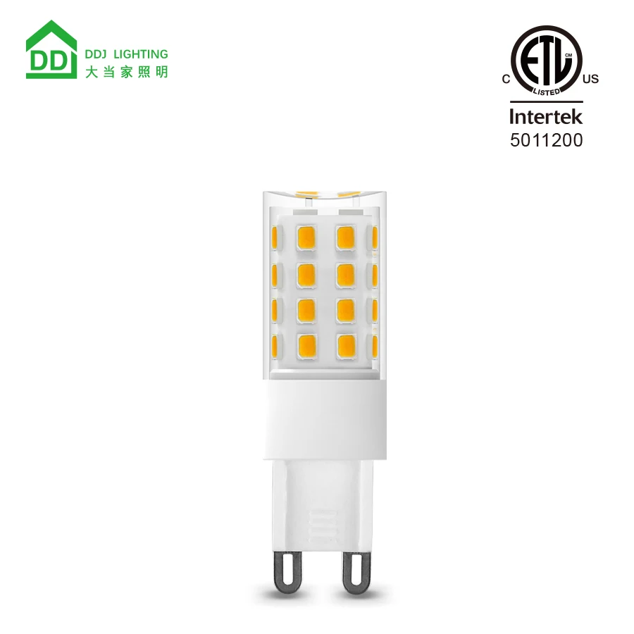 Super bright LED G9 bulb perfect dimmable 4.5W 450 lumens ac 120v/220v warm white/cool white/neutral white G9 LED light bulb
