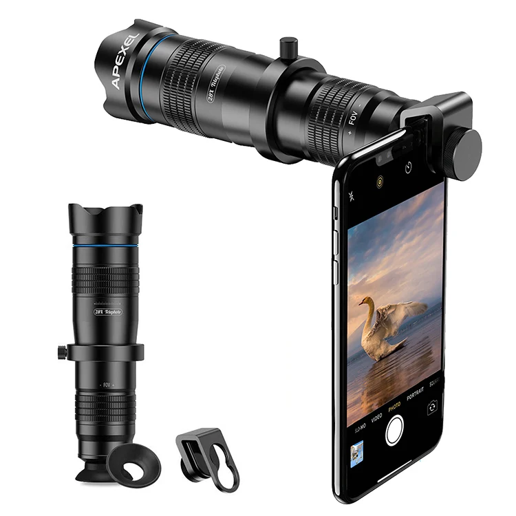 APEXEL 2019 NEW 28X Mobile Phone Telescope Astronomical Professional Smartphone Camera Eyepiece Telescope Lens for Kids