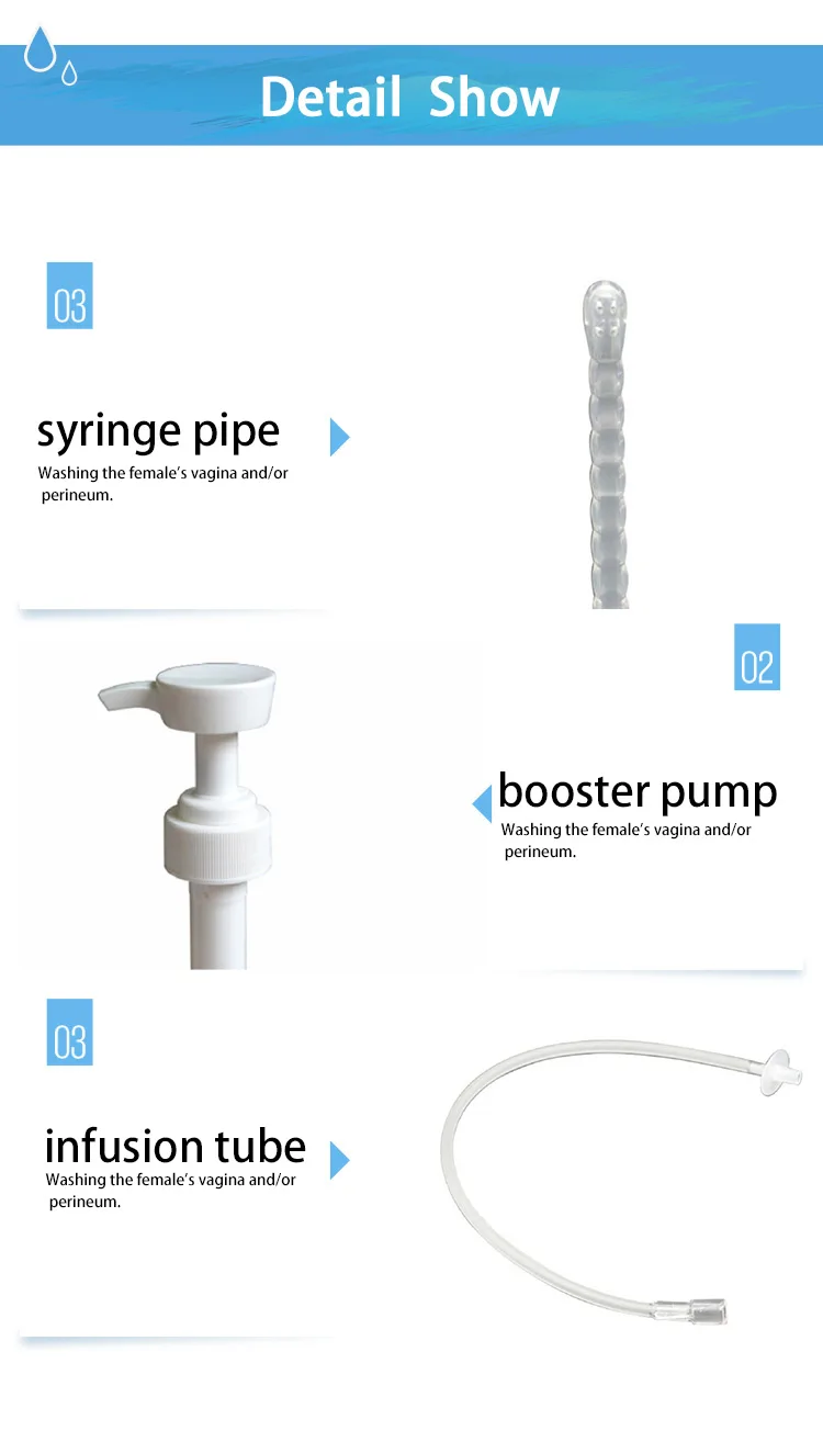 A Irrigator Inserted Into The Vagina For Inflammation And Daily Care Vagina Cleansing Douche