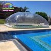 PVC Inflatable Transparent Pool Dome Tents for Winther / Summer Swimming Pools Clear Cover Tent
