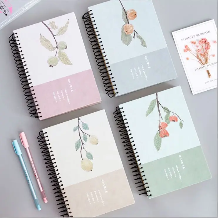Custom Note Books Printing A4 Cahier Scolaire 200 Pages Carnet Budget Cuaderno Notas 2025 Cheap YO Spiral Binding Notebook
