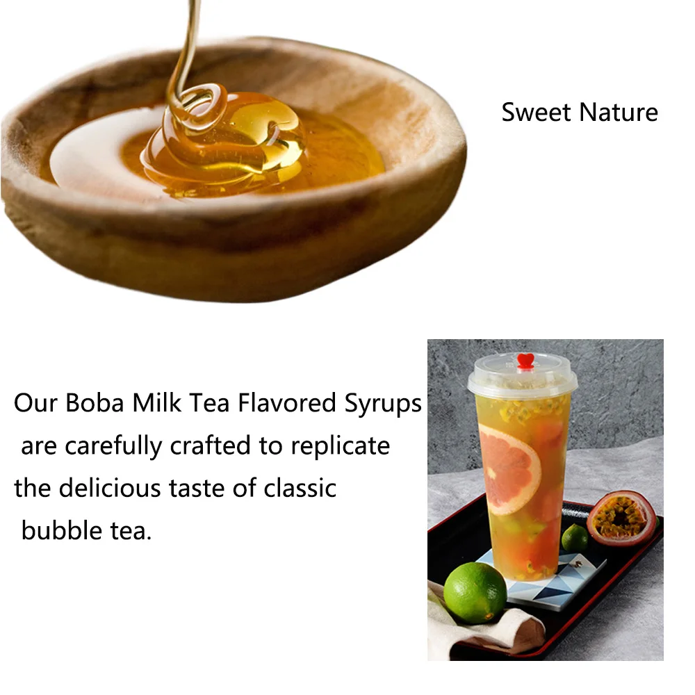 2.5kg Golden Fructose Flavored Syrup For Milk Tea Shop Coffee Drink And