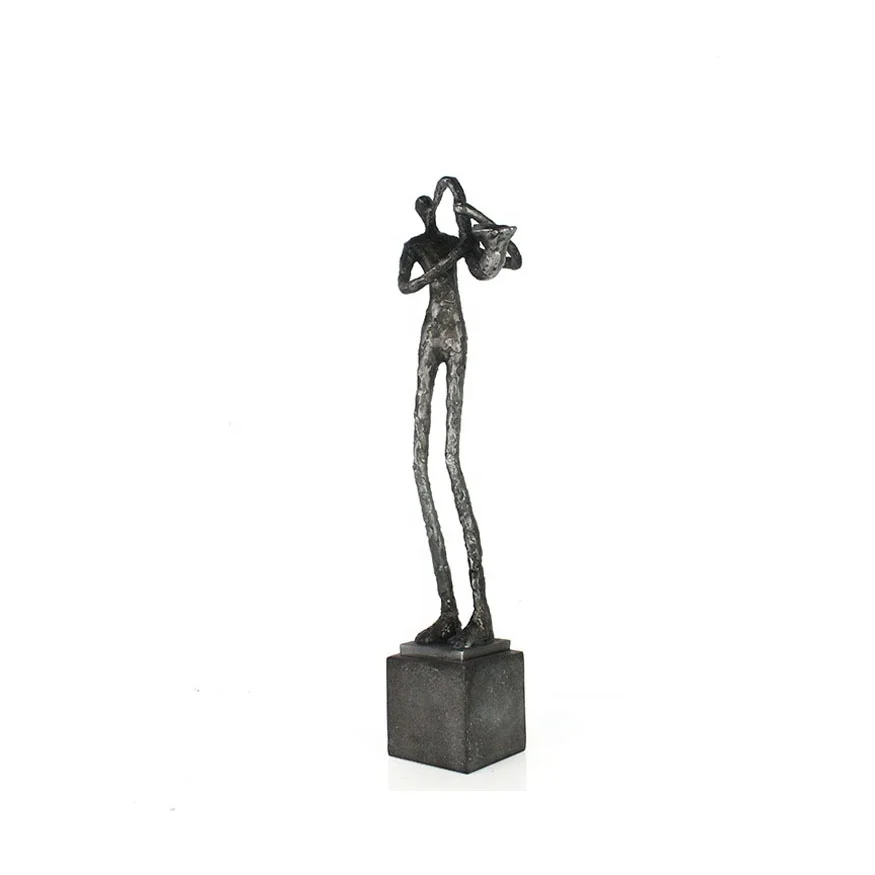 Musician Guitar Player Statue Musician violoncello Player Figurine Trumpet Player Statue Sculpture details