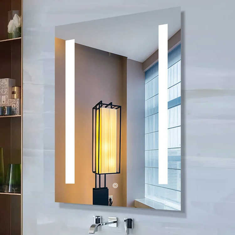Hotel bathroom vanity LED lighted wall bathroom mirrors