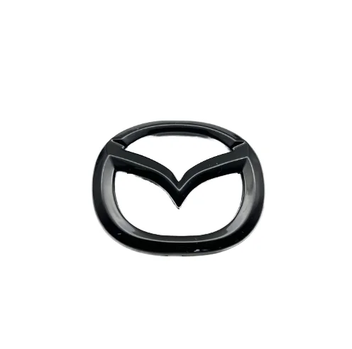 Mazda Carbon Fiber Logo Steering Wheel Cover Carbon Fiber Badge Car 