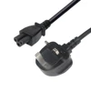 British BS standard UK 3 Pin Plug BS 1363 power cord to IEC 320 C5 female mains cable leads