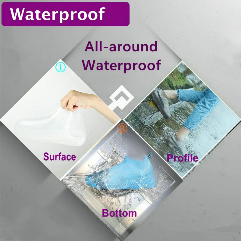 Manufacturer Wholesale New Design Soft pvc waterproof quen shoe cover rain cover for shoes.jpg