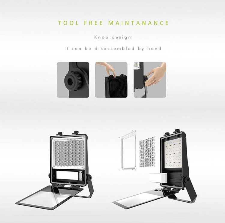 New design IP66 IK10 5 years warranty Indoor and Outdoor Stadium 100W LED FLood Light for basketball, badminton, tennis courts