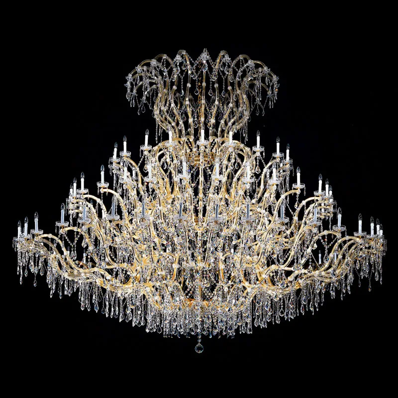 Customized Decorative large pendant light indoor lighting crystal chandelier