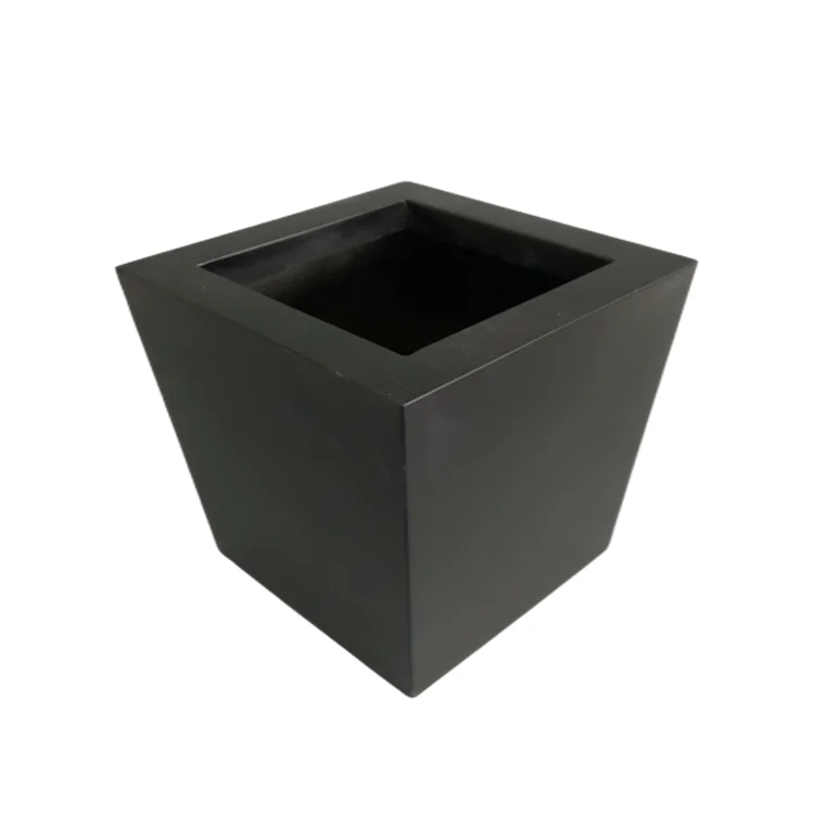 White Fiberglass FRP GRP Planter Pot Rectangular Shape, Durable for ...
