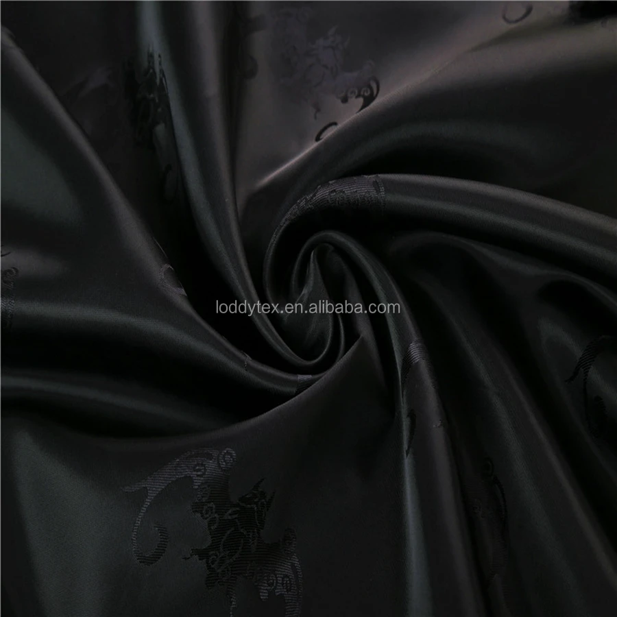 High Quality Polyester and viscose bat jacquard  lining Fabric Textile For Jacket