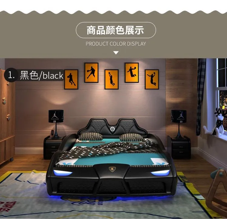 Cool Lamborghini Car-bed Creative Children Bed With Protection Guardrail  Children Toy Bed - Buy Beds,Kid's Bed,Child Bed With Storage Product on  