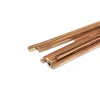 Customized size round or flat shape brazing electrode copper/brass welding bar rod