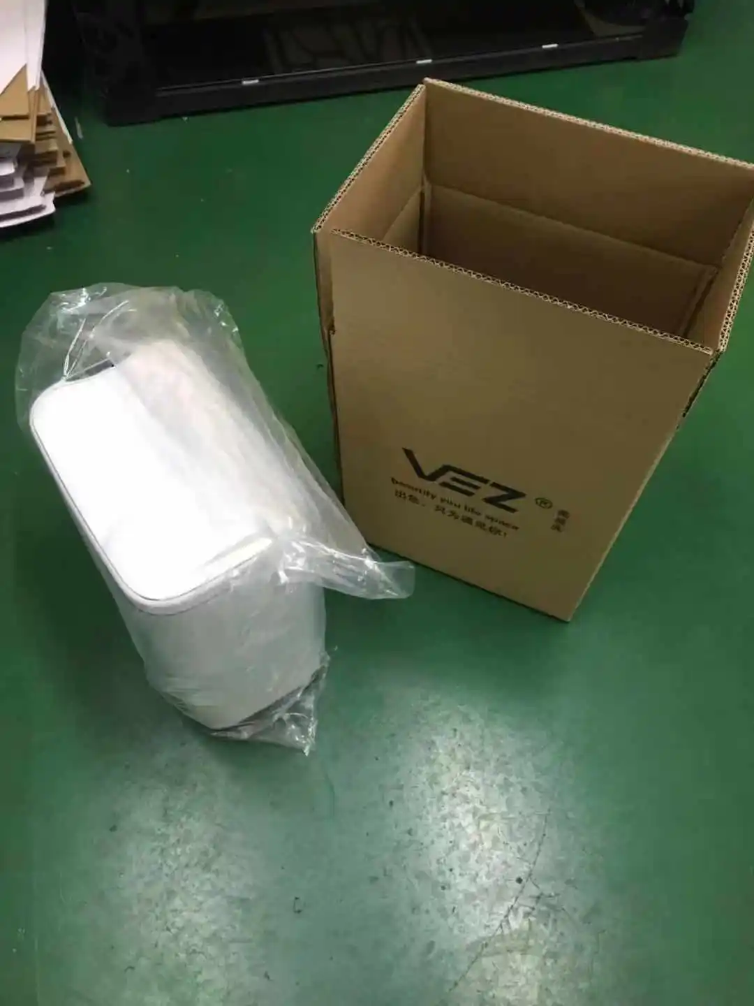 vez smart colorful stainless steel trash bin - buy smart trash