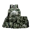 five-piece suit bag fashion casual camouflage backpack women buy one get five trend outdoor backpack college wind bag for men