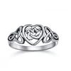New Design Ring 925 Sterling Silver Engagement Ring With Brief Style