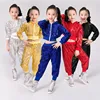 Kids Sequin Top and Pants Jazz Dance Costumes