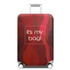 High quality wholesale travel custom spandex polyester sublimation elastic suitcase protective luggage cover