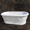 Simple Design White Marble Stone Bath Tub