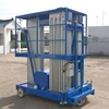 mast aerial work platform vertical man for sale one person portable mast aluminum hydraulic work platform 4m single personal per
