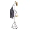 Metal Coat Hanger With Hook Hat Cap Holder Handbag Stand Holder