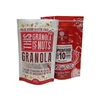Digital print zip lock food packaging stand up pouch bag