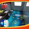 Crystal Clear Dome Epoxy Resin and Hardner for 3D Flooring, Bathroom Floor ,Home Floor