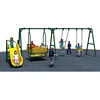 Children Outdoor Playground Slide And Swing Equipment